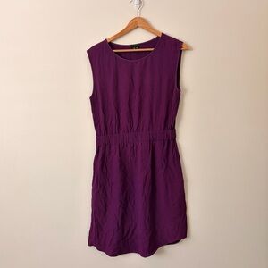 Theory Sleeveless Plum Shift Dress S